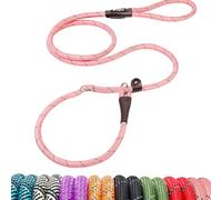 Fida Correa deslizante para perros | 1,8 m, talla única, correa de cuerda tipo lazo. Fácil de poner, no necesita collar ni arnés. Cuerda de escalada duradera y resistente a la intemperie con costuras