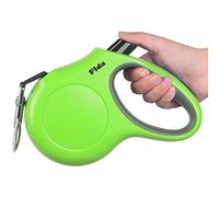 Fida Correa retráctil para Perro, Resistente de 5 m, para Perros Grandes de hasta 110 Libras, sin enredos, Freno con una Sola Mano (Grande, Verde)