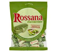 Fida Rossana Pistacchio - Lote de 3 caramelos con relleno de pistachos crema sabor italiano caramelo piruletas 135 g