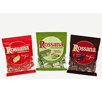Fida, Rossana Tris Limited Edition con relleno clásico, pistacho y chocolate [3 paquetes]