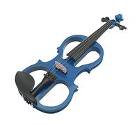 Fiddle Violín Azul Electroacústico Para Principiantes De Alta Gama Que Juega Violín Electroacústico Violines Set