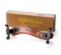 Fiddlerman Soporte de hombro para violín de madera para 4/4 y 3/4 con patas plegables y ajustables en altura