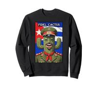Fidel Cactus Revolucionario Cubano Sudadera