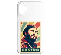 Fidel Castro - Colores Vintage Carcasa para iPhone 16 Plus