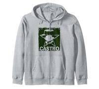 Fidel Castro Cuba Revolución América Latina Sudadera con Capucha
