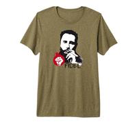 Fidel Castro Cuba Revolución Puño Lucha Demo Camiseta Premium