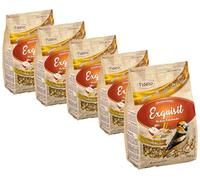 Fidelio Comida para Aves Silvestres, Exquisito, Gourmet para Todo el año, Rica en proteínas, Alta energía, alimento para Aves Silvestres, 5 x 750 g (3,75 kg)