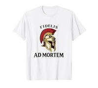 Fidelis Ad Mortem Soldado Fiel a la Muerte Soldado Leal Camiseta