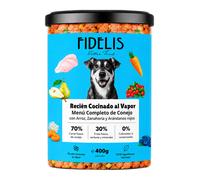 Fidelis Menú Fresco de Conejo con Arroz para Perros 400 gr
