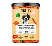 Fidelis Menú Fresco de Pollo con Boniato para Perros 6 x 400 gr