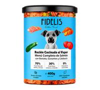 Fidelis Menú Fresco de Salmón con Boniato para Perros 400 gr