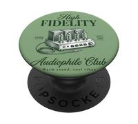Fidelity Audiophile Club - Amplificador de Tubo de vacío Vintage PopSockets PopGrip Adhesivo