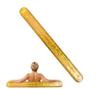 Fideos de natación inflables | Decoración inflable de lentejuelas coloridas gigantescas gigantes,Piscina Natación Bastones - Para Adultos Mujeres Verano Viaje Agua Lago Río Muelle Juegos de al