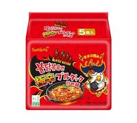 Fideos Fritos Burudakku Picantes dos veces Hekuburudakku - 5 Bolsas de 140 g