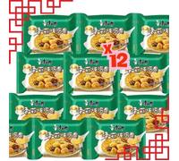 Fideos Instantáneos sopa noodles ramen asia china japón corea caliente caja de 24 paquetes bolsas (12 unidades, pollo y setas)