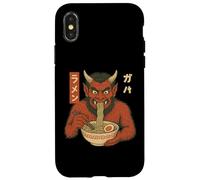 Fideos japoneses Oni Ramen Demon Spirit Design Carcasa para iPhone X/XS