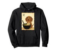 Fideos japoneses Ramen Dachshund Anime Japón Arte Dackel Sudadera con Capucha