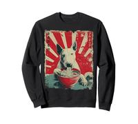 Fideos japoneses Ramen Vintage para Perro Bull Terrier Sudadera