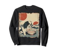 Fideos japoneses Ramen Vintage para Perro pequinés Sudadera