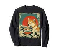 Fideos japoneses Ramen Vintage Shiba Inu Dog Sudadera
