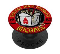 Fideos no Gusanos Retro 1987 Vampiro Vintage, clásico Horror PopSockets PopGrip Adhesivo