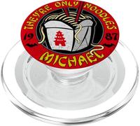 Fideos no Gusanos Retro 1987 Vampiro Vintage, clásico Horror PopSockets PopGrip para MagSafe