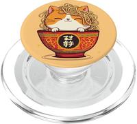 Fideos para Gatos y Ramen | Anime japonés y Kawaii, Lindo Gato PopSockets PopGrip para MagSafe