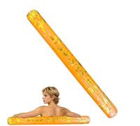 Fideos para piscina inflables de viaje, fideos flotantes divertidos con lentejuelas de colores | Paquete de fideos de piscina, para niños adultos, mujeres, verano, playa, agua, lago, río, muelle