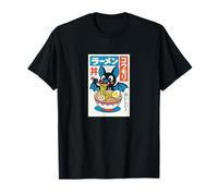 Fideos Ramen Comiendo murciélagos Kawaii Camiseta