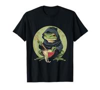 Fideos Ramen Comiendo Rana Obra De Arte Kimono Fideos Ramen Camiseta
