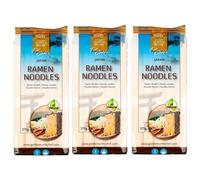 Fideos Ramen de Trigo 375 g Pack 3 Bolsas 15 Porciones Textura Firme 2 mm para Sopa Japonesa Wok y Ensaladas Listos en 5 Minutos Sin MSG Conservantes ni Colorantes