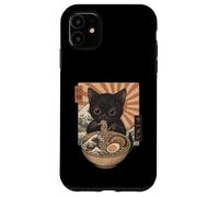 Fideos Ramen japoneses Kawaii Cat Vintage Manga Carcasa para iPhone 11
