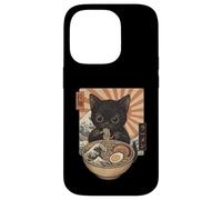 Fideos Ramen japoneses Kawaii Cat Vintage Manga Carcasa para iPhone 14 Pro