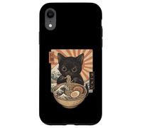 Fideos Ramen japoneses Kawaii Cat Vintage Manga Carcasa para iPhone XR