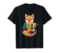 Fideos Ramen Kawaii Anime KPOP Shiba Inu Puppy Dog Camiseta