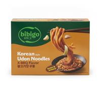 Fideos Udon Instantáneos Sabor K-BBQ Coreano - Fideos Coreanos Listos en 2 Minutos - Plato Preparado Estilo Asiático - Kit Completo con Salsa y Toppings - 187,2g x 6uds - NEXU