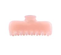 FidesAmor Juego de pinzas grandes de acetato para el cabello, pinzas cuadradas de gelatina de 3.8 pulgadas, pinzas de mandíbula de sujeción fuerte para cabello grueso y fino, accesorios para el