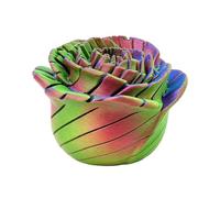 Fidget 3D, Spinner con rosa giratoria, dispositivo de reducción de ansiedad sensorial, portátil para entrenamiento de enfoque, herramienta de relajación para viajes de stud