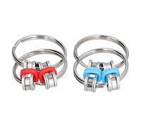 Fidget Chain Toy Acero Inoxidable Alivio de la ansiedad Flippy Chain Cadena de Alivio de presión para Adultos con Autismo TDAH Alivio del estrés Llavero Juguete de descompresión