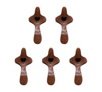 Fidget Cross - Gadgets religiosos de madera para el estrés con la punta de los dedos - 5 piezas cristianas de Pascua aferrándose a la ansiedad para ti mismo, familia y amigos