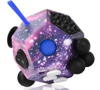 Fidget Cube with 12 Sides - Original Cubo Antiestres Adultos Dado Antiestres Fidget Cube Toy for All Ages with ADHD, Add, ASD, ADHD by VCOSTORE
