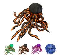 Fidget de Medusas articuladas Impresas en 3D, Juguetes de descompresión Flexibles articulados de Medusas Impresas en 3D, para TDAH y Alivio del estrés, diseño Creativo Ideal para oficinas (A)
