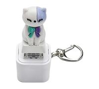 Fidget del Teclado - Llavero de Juguete Gato Miau Perro | Botón de luz LED con Sonido de Corteza, minidispositivo Recargable, estrés sensorial para niños, niñas, Viajes, Mochila, Escuela u Oficina