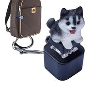 Fidget del Teclado - Llavero de Juguete Gato Miau Perro | Botón de luz LED con Sonido de Corteza, minidispositivo Recargable, estrés sensorial para niños, niñas, Viajes, Mochila, Escuela u Oficina