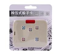 Fidget Dice Portable Mechanical Spinner Toy, 9.5x7.5x1cm Interactive Desktop Dice Game Props for Focus Play, Tabletop Style for Adults, Game Night Entertainment, Handheld Sensory Toy