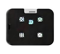 Fidget Dice - Stress Relief Sensory Toy for Focus for Support | Multi Button Click Cube with Spin Roll Glide Features, Handheld Desk Fidget Gadget for Concentration and Relax