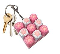 Fidget Keyboard - ABS, Sensory Clicker 9-in-1 Cat Paw Design | LED Interactive Desk Toy Stress Relief, Keyboard Fidget Clicker For Kids, Boys, Girls, Adults, Stocking Stuffers, Home Desk, Office Use