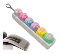 Fidget Keyboard Toy - Interactive Desktop Stress Reliever for Office | Soft Silicone with Tactile Press Buttons, Compact Design for Focus Enhancement and Fun Hand Activity