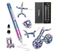 Fidget Pen como regalo adolescente, bolígrafo magnético, bolígrafo magnético multifuncional con función táctil, alivio del estrés, bolígrafo magnético, divertido regalo para niños, hombres y niños
