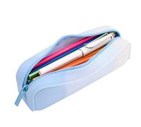 Fidget Pencil Box - Gradiente - Bolsa rectangular - Estuche para bolígrafos estético de gran capacidad, soporte de papelería duradero con cremallera | Contenedor de preparación para viajar para